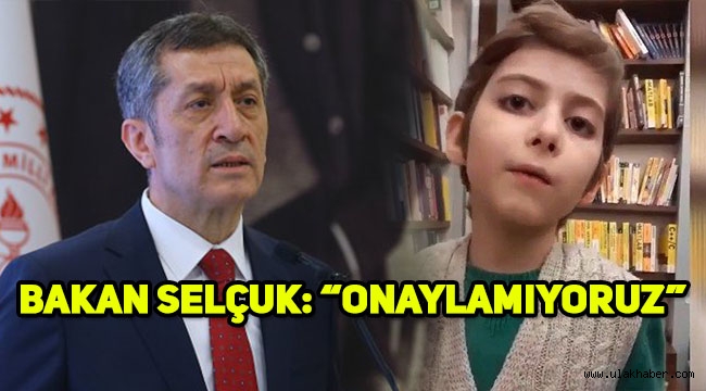 Bakan Selçuk: Sosyal medyada bu denli gündem olmasını onaylamıyoruz