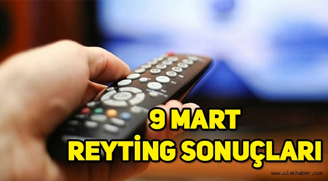 9 Mart reyting sonuçları, Çukur, Sefirin Kızı, Yasak Elma, Fatih Portakal