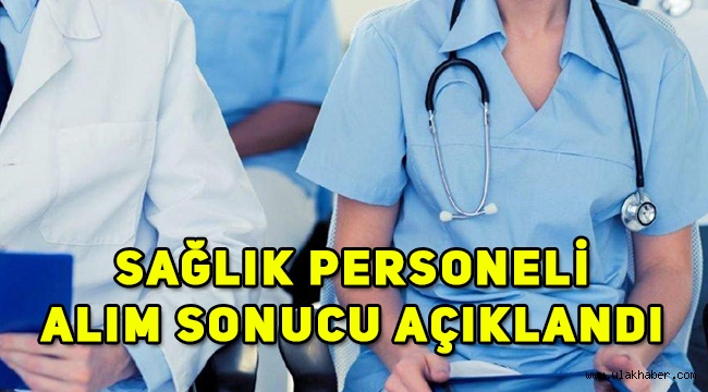 Sağlık Bakanlığı, 2020 sözleşmeli sağlık personeli sonucu sorgulama