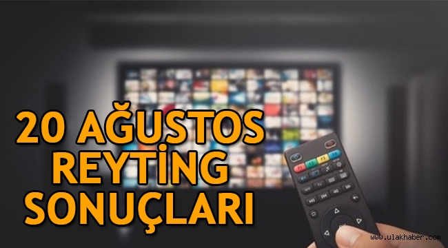 20 Ağustos reyting sonuçları, MasterChef, Çatı Katı Aşk, Yaparsın Aşkım