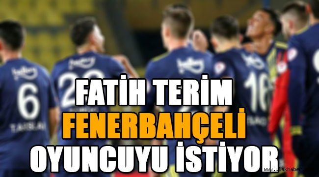 Fatih Terim Fenerbahçeli oyuncuyu istiyor