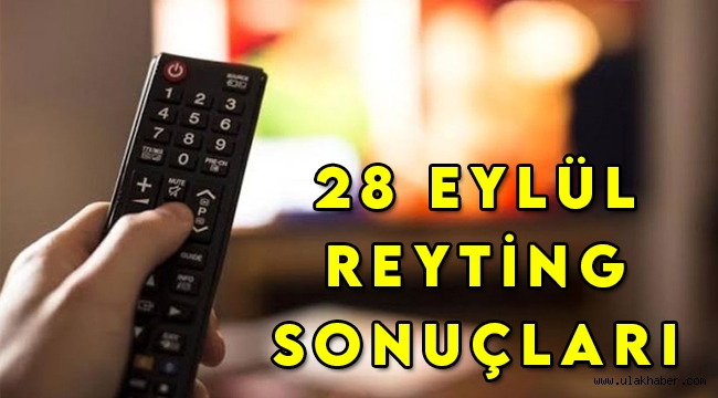 28 Eylül reyting sonuçları: Sefirin Kızı, Çukur, Uyanış Büyük Selçuklu, Yasak Elma