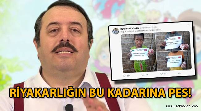 Karikatürist Yazar Demirhan Kadıoğlu'ndan tepki çeken paylaşım