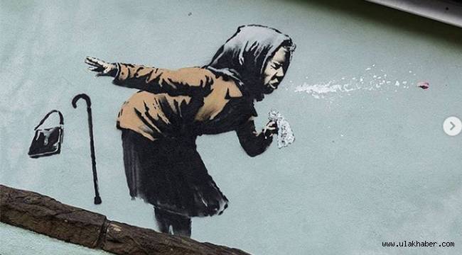 Gizemli sanatçı Banksy'nin çizimi, evin değerini 17 kat artırdı