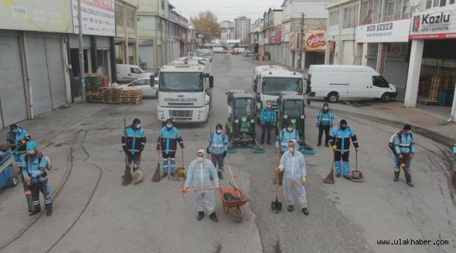 Kocasinan Belediyesi, kısıtlama boyunca hizmete devam etti