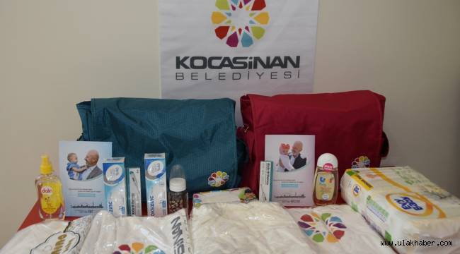 Kocasinan'da 19 bin 246 aileye 'hoş geldin bebek' hediyesi