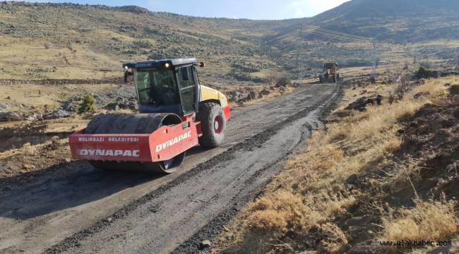 Melikgazi'de bağ ve sayfiye alanlarına yeni yollar