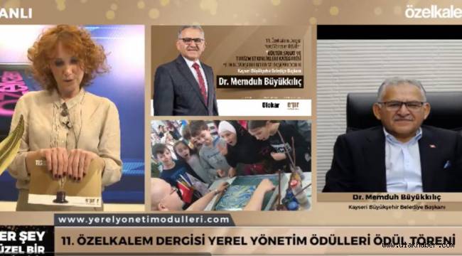 Yılın Büyükşehir Belediye Başkanı Memduh Büyükkılıç oldu