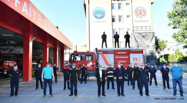 Kayseri itfaiyesi 2020 yılında 7 binin üzerinde vakaya müdahale etti