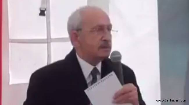 Kılıçdaroğlu'ndan 'namussuz siyaset' gafı