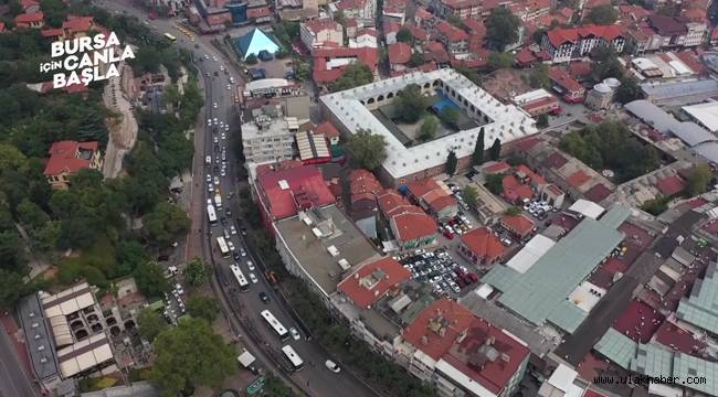 Bursa'nın Hanlar bölgesinde tarih gün yüzüne çıkıyor