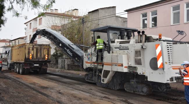 Kocasinan'da yol çalışmaları sürüyor