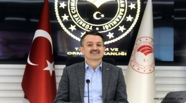 Bakan Pakdemirli: "Biz istiyoruz ki dünyada bir ağaç daha az yansın"