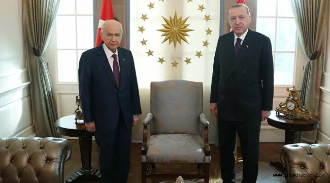 Bahçeli'den Cumhurbaşkanı Erdoğan'a hediye çınar fidanı