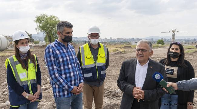 Kayseri'de millet bahçesinin yüzde 36'sı tamamlandı