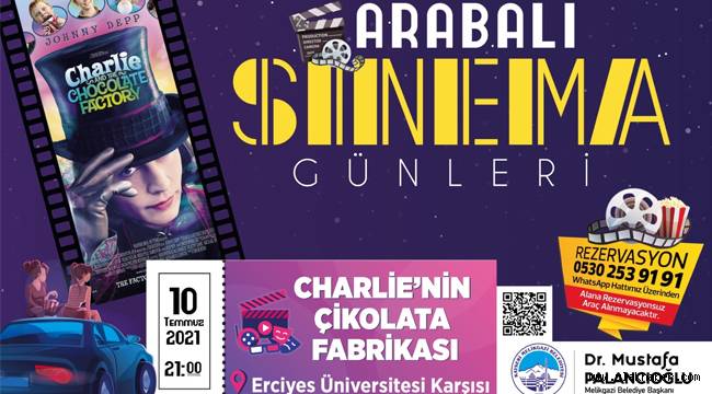 Melikgazi'de "Arabalı Sinema Günleri" başlıyor