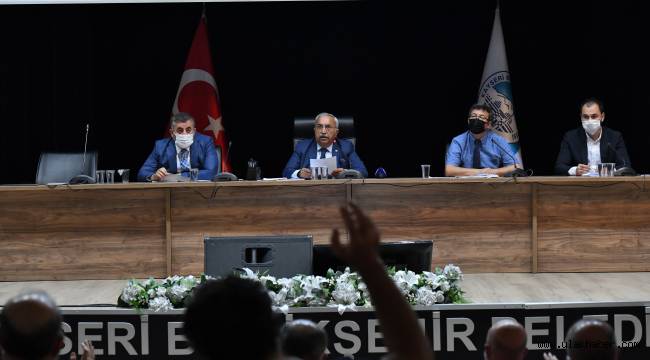 Kayseri Büyükşehir Belediyesi Ağustos ayı meclis toplantısı yapıldı