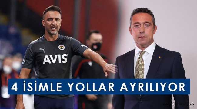 Pereira rapor verdi: Fenerbahçe'de 4 isim yolcu