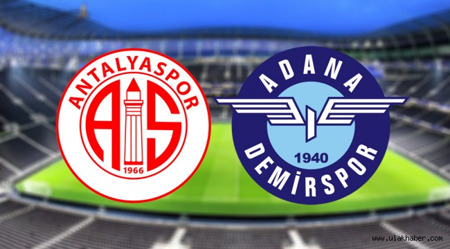 Antalyaspor Adana Demirspor canlı – Antalya Adana Demir maci canli