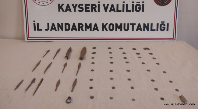 Kayseri'de tarihi eser kaçakçılığı operasyonu