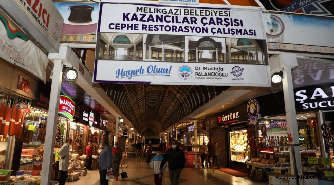 Kazancılar Çarşısı'nda restorasyon çalışmaları başladı