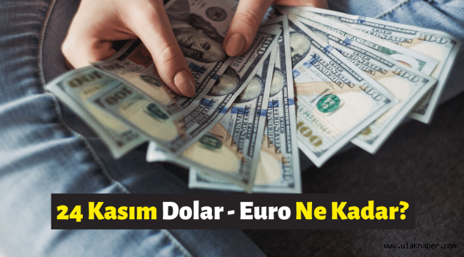 24 Kasım son dakika Dolar Euro ne kadar oldu, kaç lira?