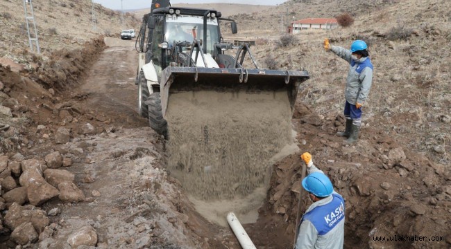 KASKİ'den İncesu'da 4 mahalleye kalıcı çözüm