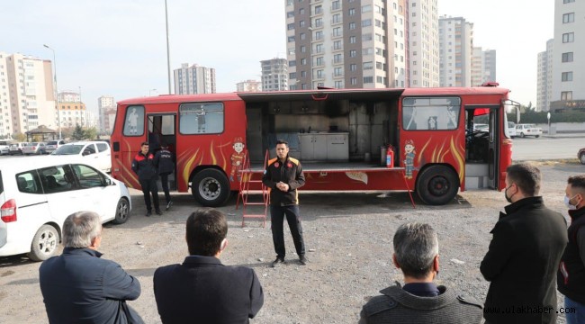 KASKİ personeline yangın söndürme eğitimi