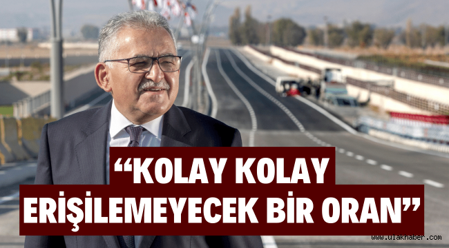 Başkan Büyükkılıç, 20 aydır kredi kullanmadıklarını açıkladı