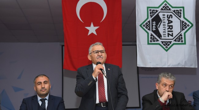 Başkan Büyükkılıç, Sarız'da muhtarlarla buluştu