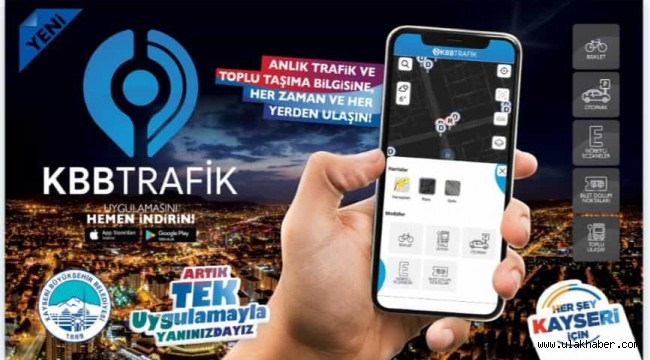 Kayseri Büyükşehir, ulaşımı cebe sığdırdı