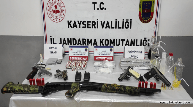 Kayseri'deki uyuşturucu operasyonunda 1 kişi gözaltına alındı