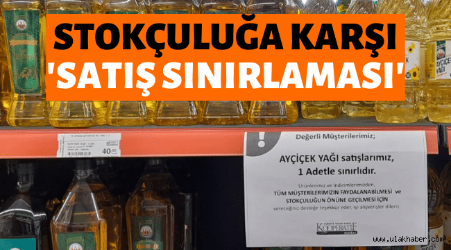 Türkiye Tarım Kredi Kooperatif Market'ten stokçuluğa önlem!