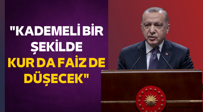 Cumhurbaşkanı Erdoğan'dan faiz ve kur açıklaması