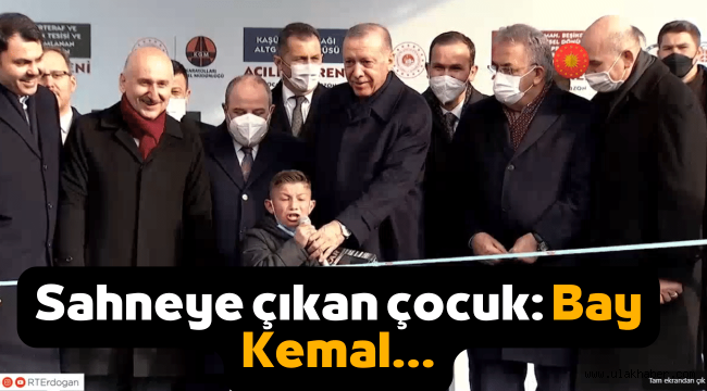 Erdoğan'ın sahneye davet ettiği çocuk: Bay Kemal, Cumhurbaşkanı amcamın karşısında kim? O adam hain hain