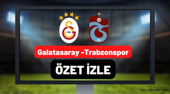 Galatasaray: 2 - Trabzonspor: 1 | Geniş Maç Özeti Youtube izle