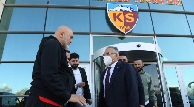 Başkan Büyükkılıç'tan Kayserispor'a moral ziyareti