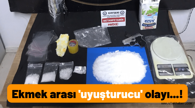 Uyuşturucuyu ekmek arasında saklayan şüpheli yakalandı