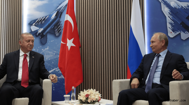 Cumhurbaşkanı Erdoğan, Putin'le telefonda görüştü