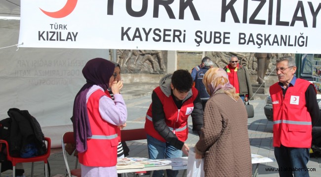 Deprem Haftası'nda kan bağışının önemi anlatıldı