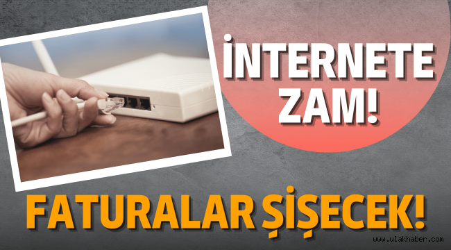 İnternete zam geliyor: 1 Nisan'dan itibaren yürürlükte!