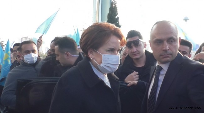 İyi Parti Genel Başkanı Meral Akşener Kayseri'ye geldi