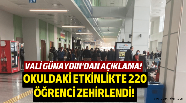 Kayseri'de 220 öğrenci zehirlendi!