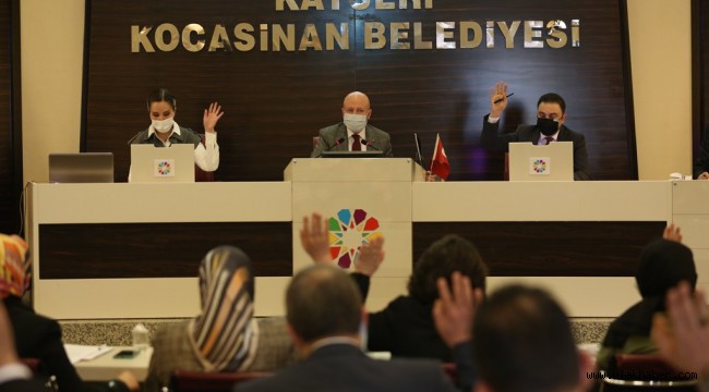 Kocasinan'da mart ayı meclis toplantısı gerçekleştirildi