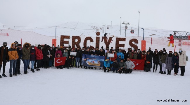 Kocasinanlı öğrenciler, Erciyes'te eğlenceli bir gün geçirdi