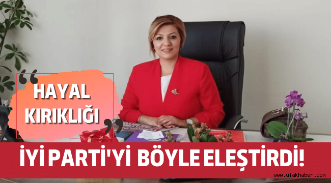 MHP'li Serap Şule Kalın'dan İyi Parti'ye eleştiri!