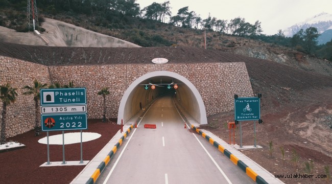 Antalya'nın ulaşımını rahatlatacak Phaselis tüneli açılıyor