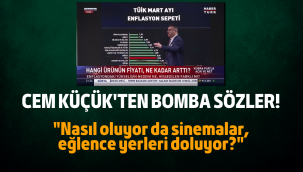 Cem Küçük: İnsanlar ekmek bulamıyor, yiyemiyor böyle bir şey yok