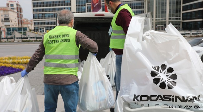 İhtiyaç sahiplerine Ramazan iaşesi Kocasinan Belediyesi'nden