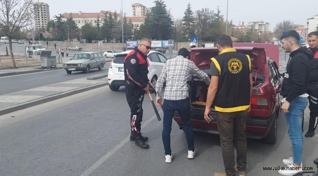 Kayseri'de 4 araç trafikten men edildi